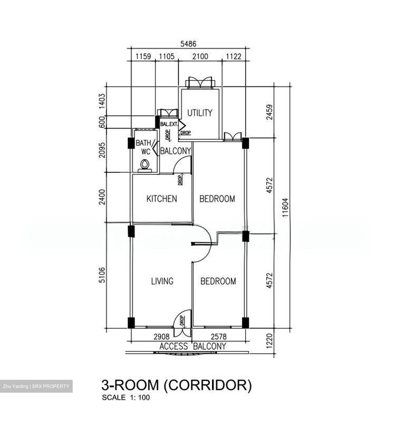Blk 9 Selegie House (Central Area), HDB 3 Rooms #565767771